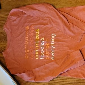 Girls fall tee, size 12/14. Cat&Jack